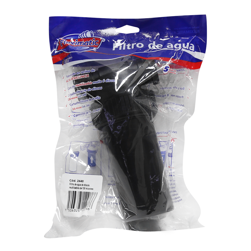 Filtro Agua de Discos Reutilizable 2440