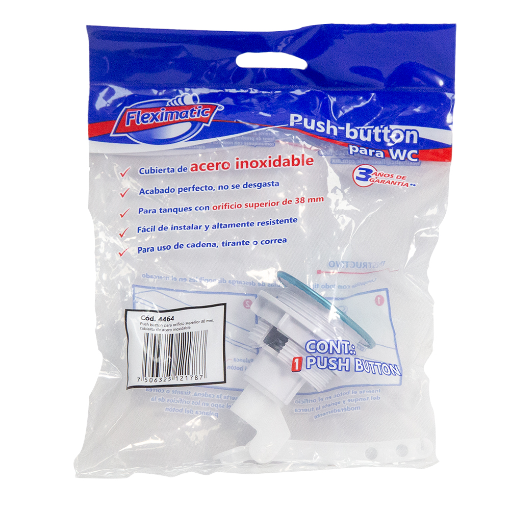 Botón Push para Inodoro 38mm
