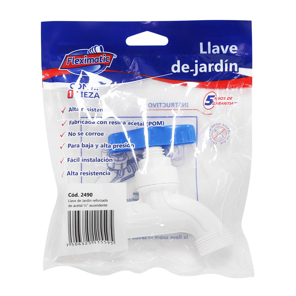 Chorro de Jardín reforzado 1/2" x 3/4"