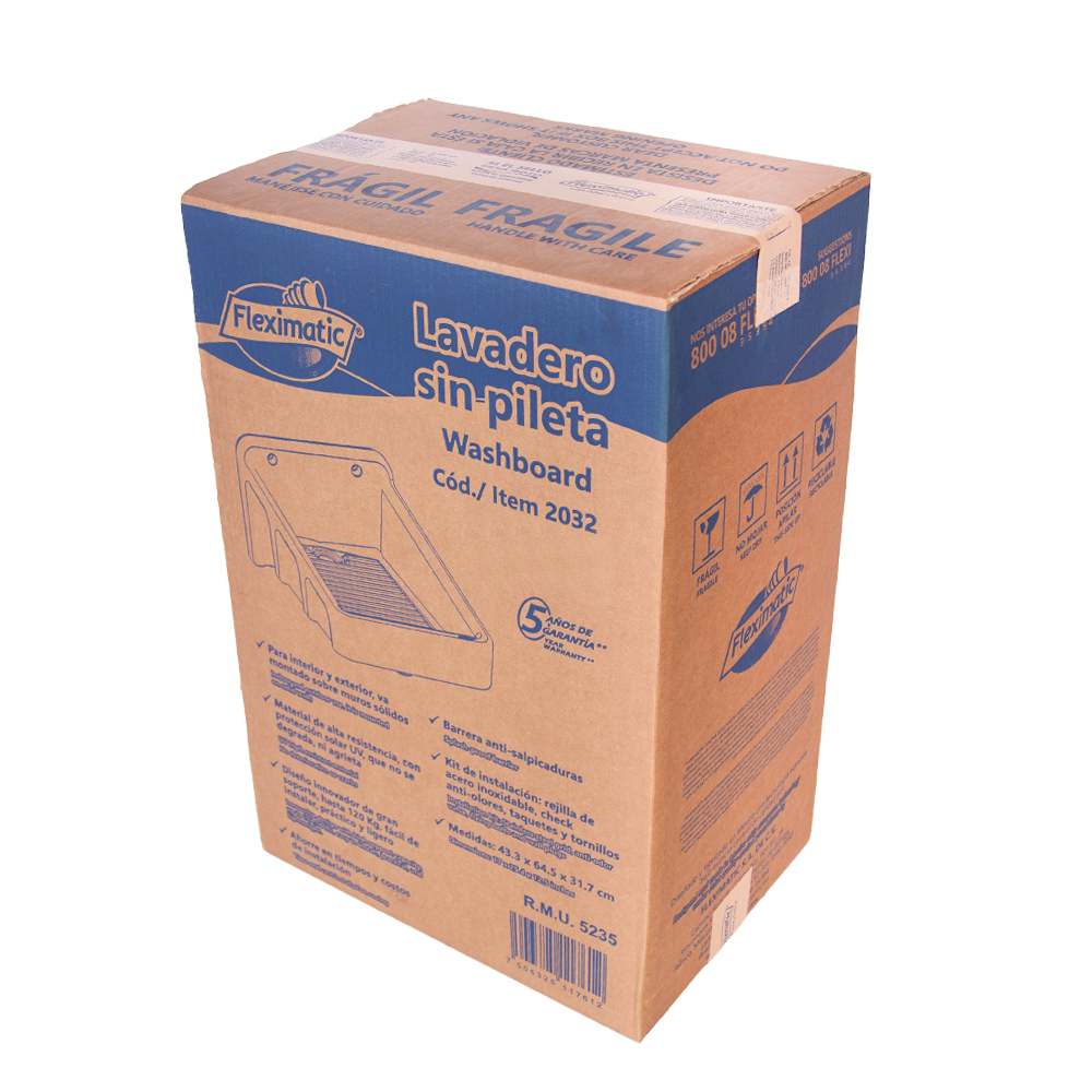 Lavadero sin pileta 65cm x 43cm