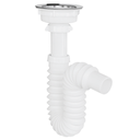 Canasta Sifón Flexible Lavatrastos, Extensión 55cm