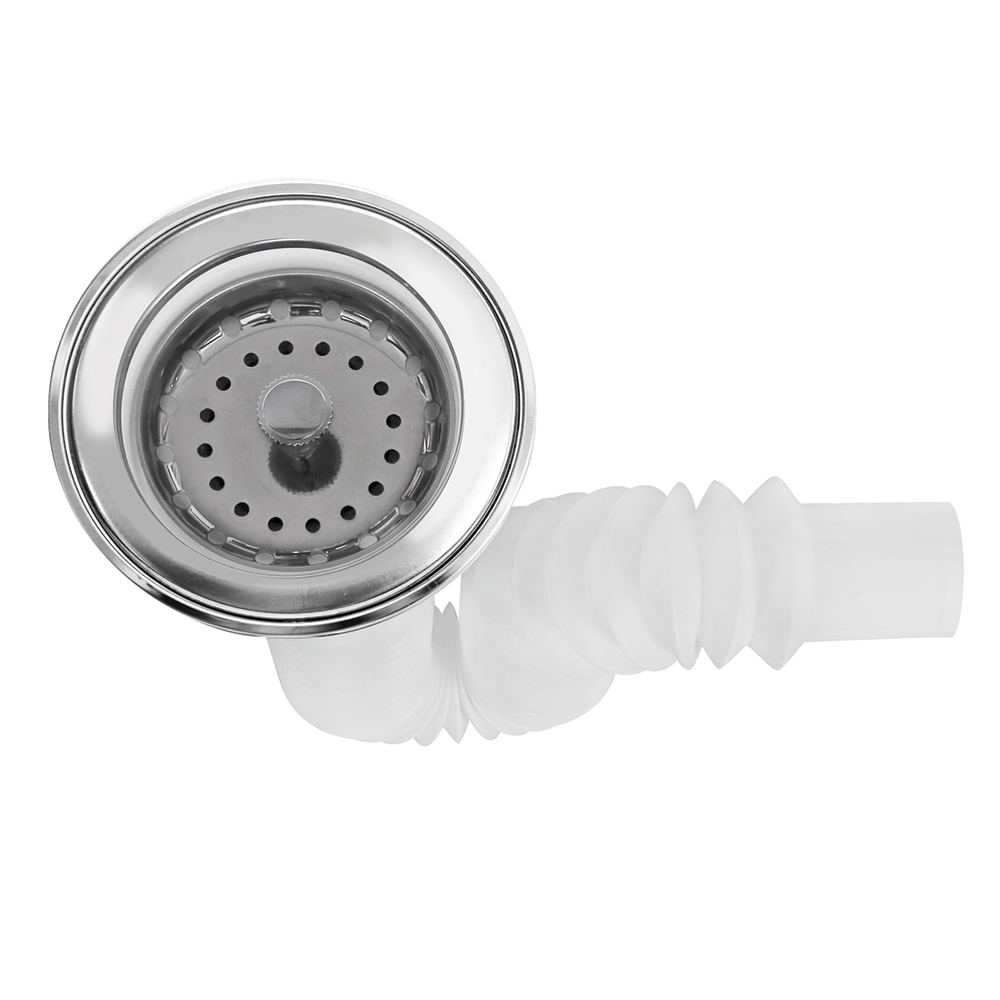 Canasta Sifón Flexible Lavatrastos, Extensión 55cm