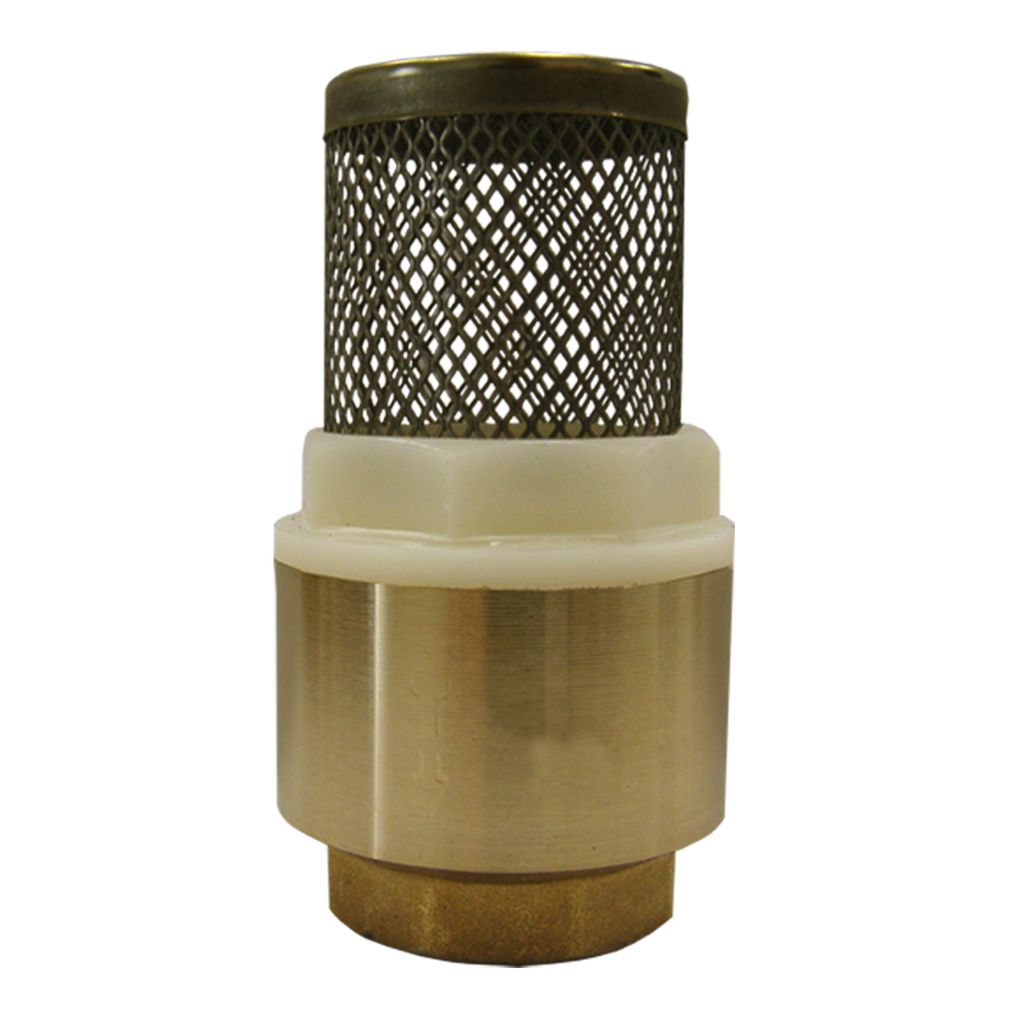Pichacha 1" c/filtro INOX, Cuerpo laton 4558