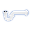 Sifón plástico Universal para lavamanos o lavatrastos