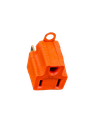 Conector T de 3 a 2 Naranja