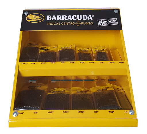 [14944] Exhibidor de Brocas HSS Barracuda 13R, 216Uni