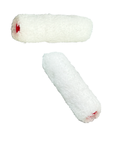[14930] Mini rodillo de Microfibra Blanco de 4"