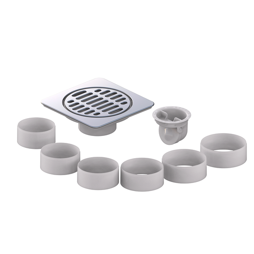[14946] Reposadera 10x10cm Inox 2´ ADAPTADOR 2313-C