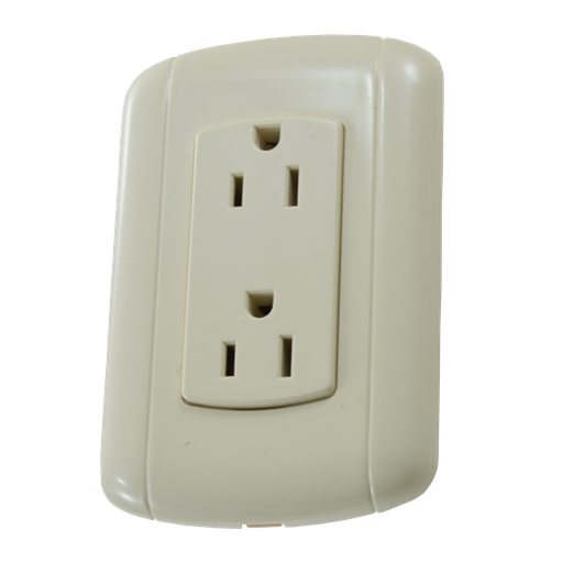 [13743] Toma Corriente Doble Polarizado